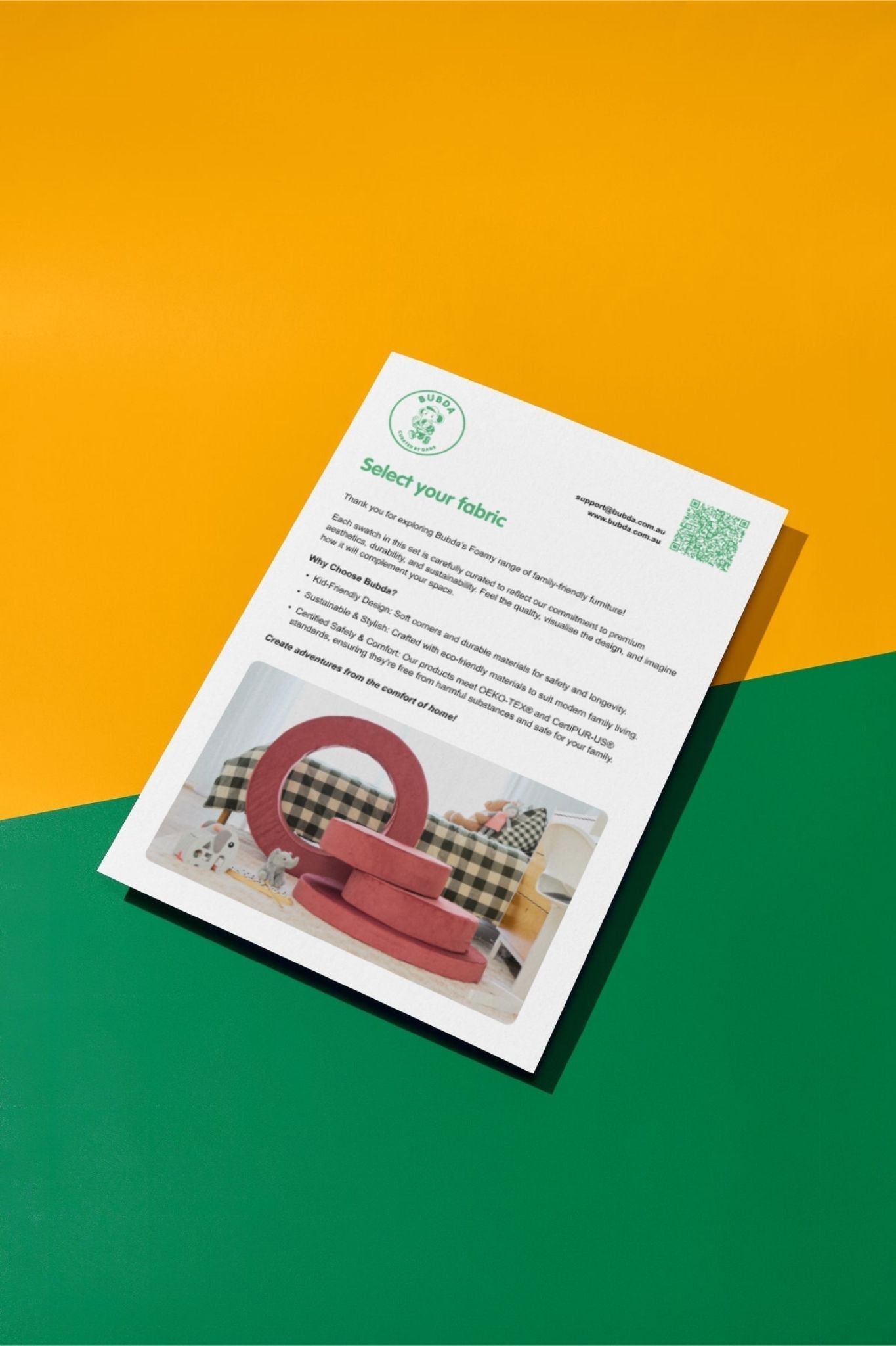 FREE Bubda Swatch Card - Bubda